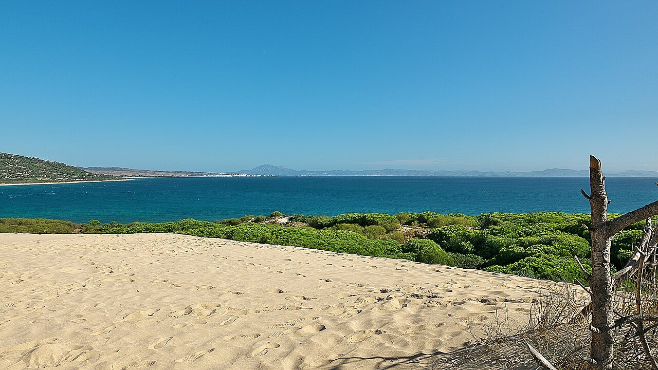 Duna de Bolonia vista desde arriba, Tarifa
