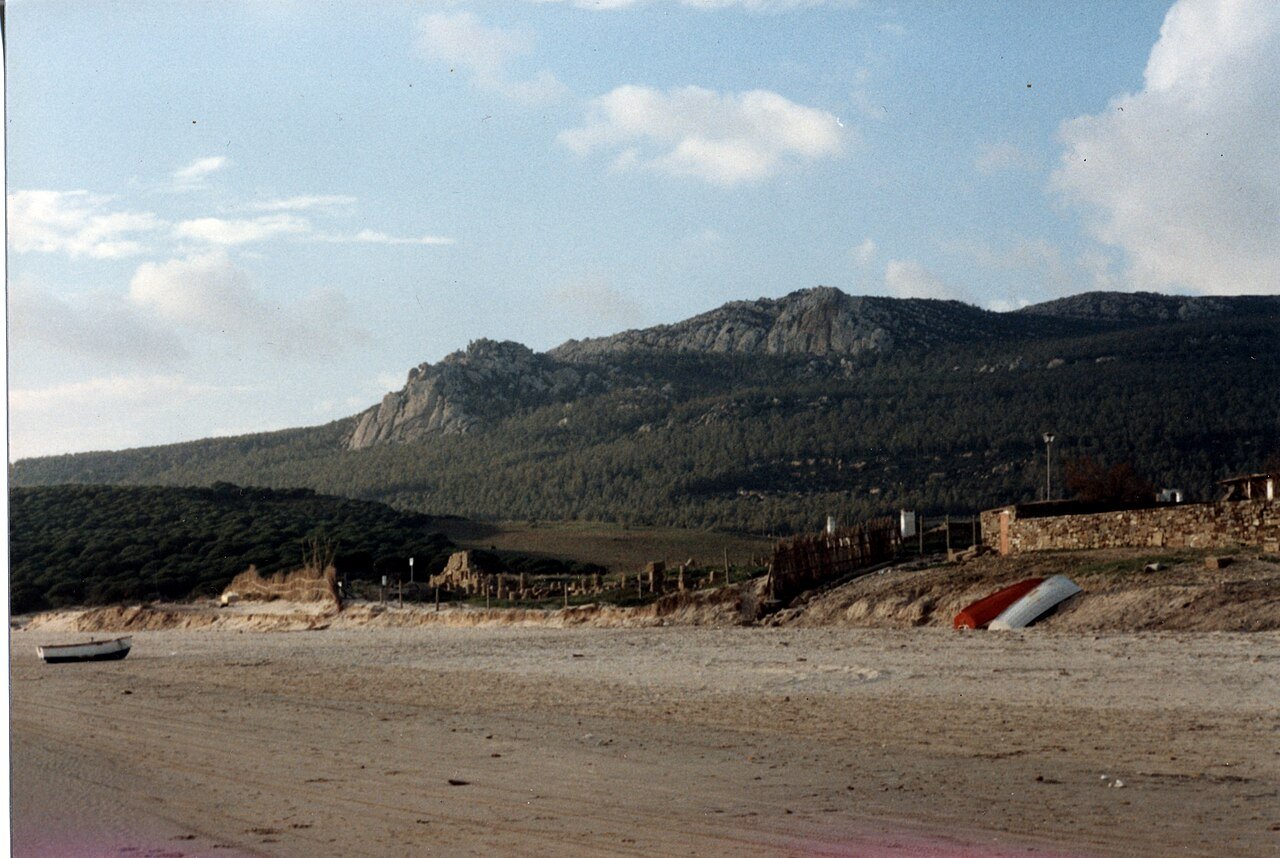 Playa de Bolonia con la duna al fondo, Tarifa, Cádiz