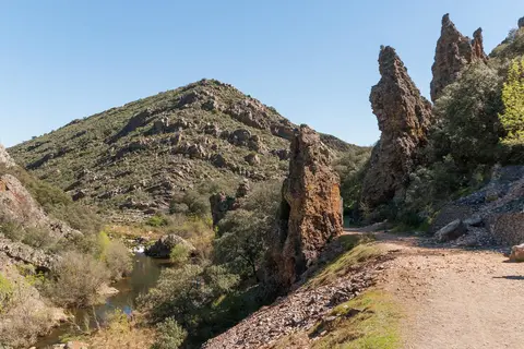 Boquerón del Estena, desfiladero en el Parque Nacional de Cabañeros, Ciudad Real