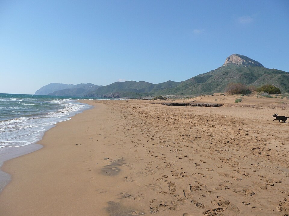 Playa en el Parque Regional de Calblanque, Murcia