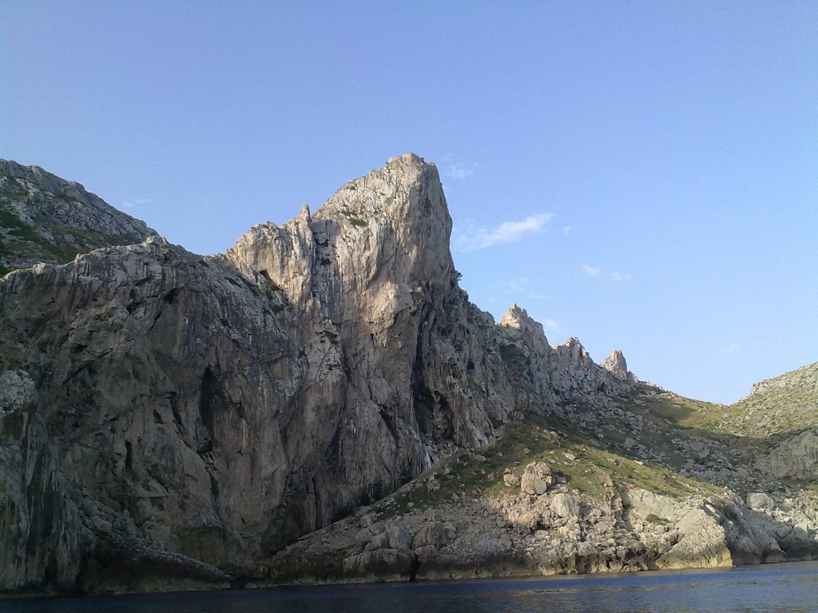 Vista de la península de Formentor desde Es Colomer