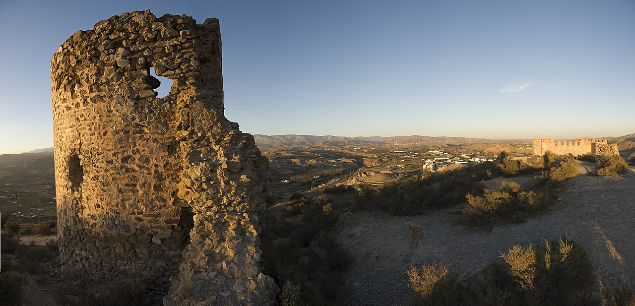 Restos históricos en el Desierto de Tabernas, Almería