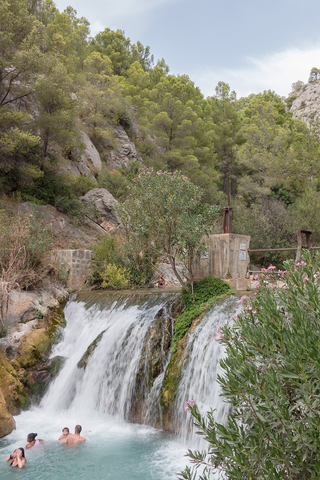 Pozas de agua dulce en las Fuentes del Algar