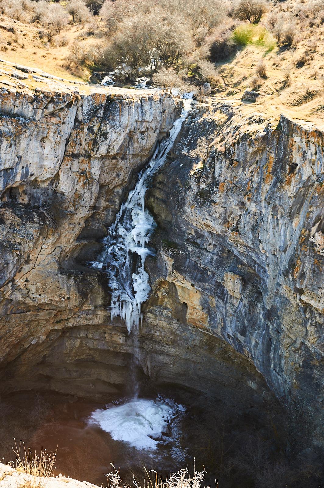Cascada del Gollorío, uno de los puntos de interés de la ruta
