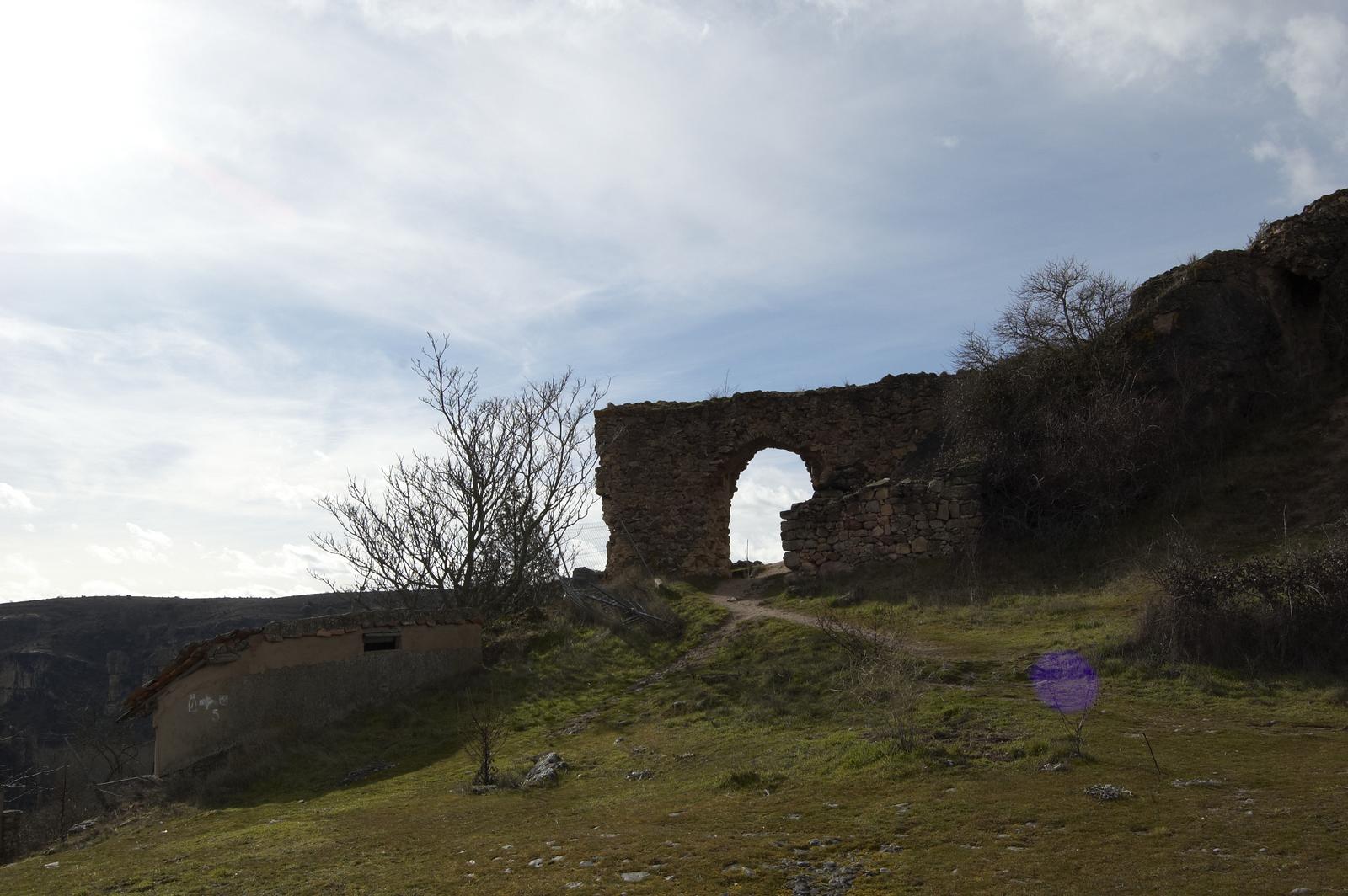 Castillo de Pelegrina, en el pueblo de inicio de la ruta