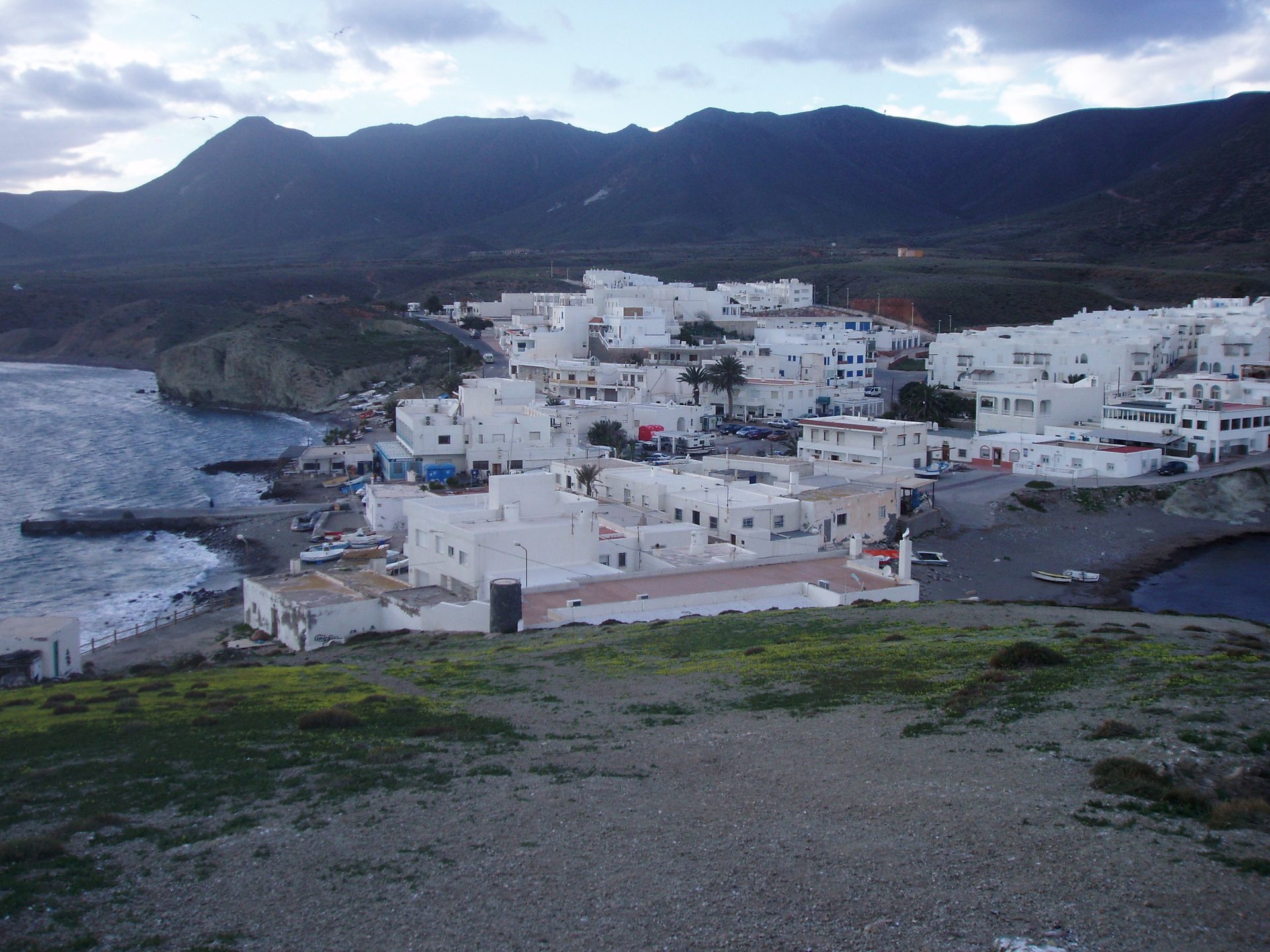 La Isleta del Moro vista desde el mar, Cabo de Gata, Almería