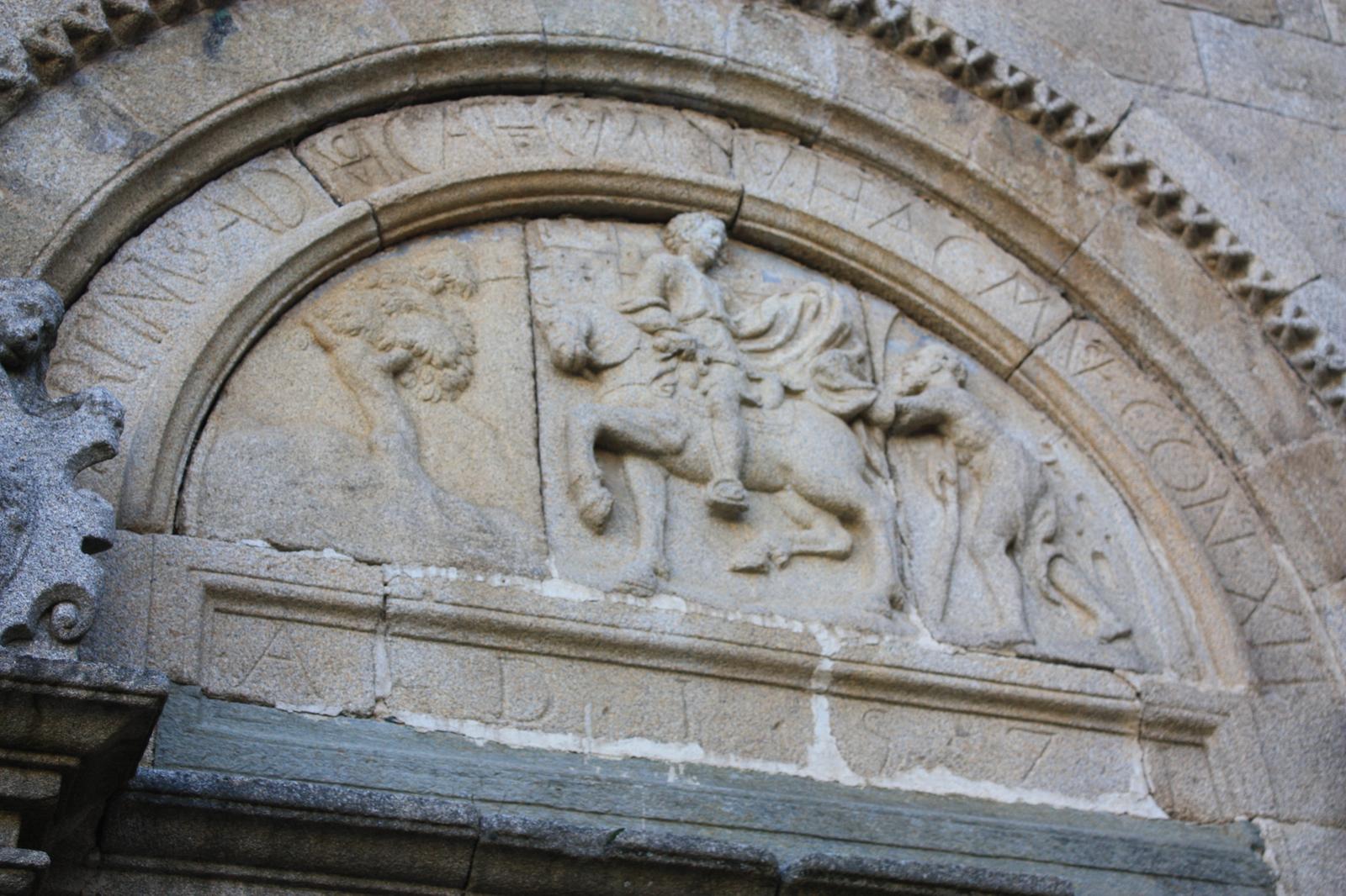 Detalle del Monasterio de San Martín de Castañeda