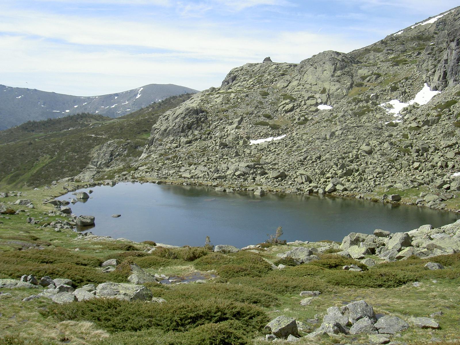 Laguna de Peñalara en la cuenca del río Lozoya
