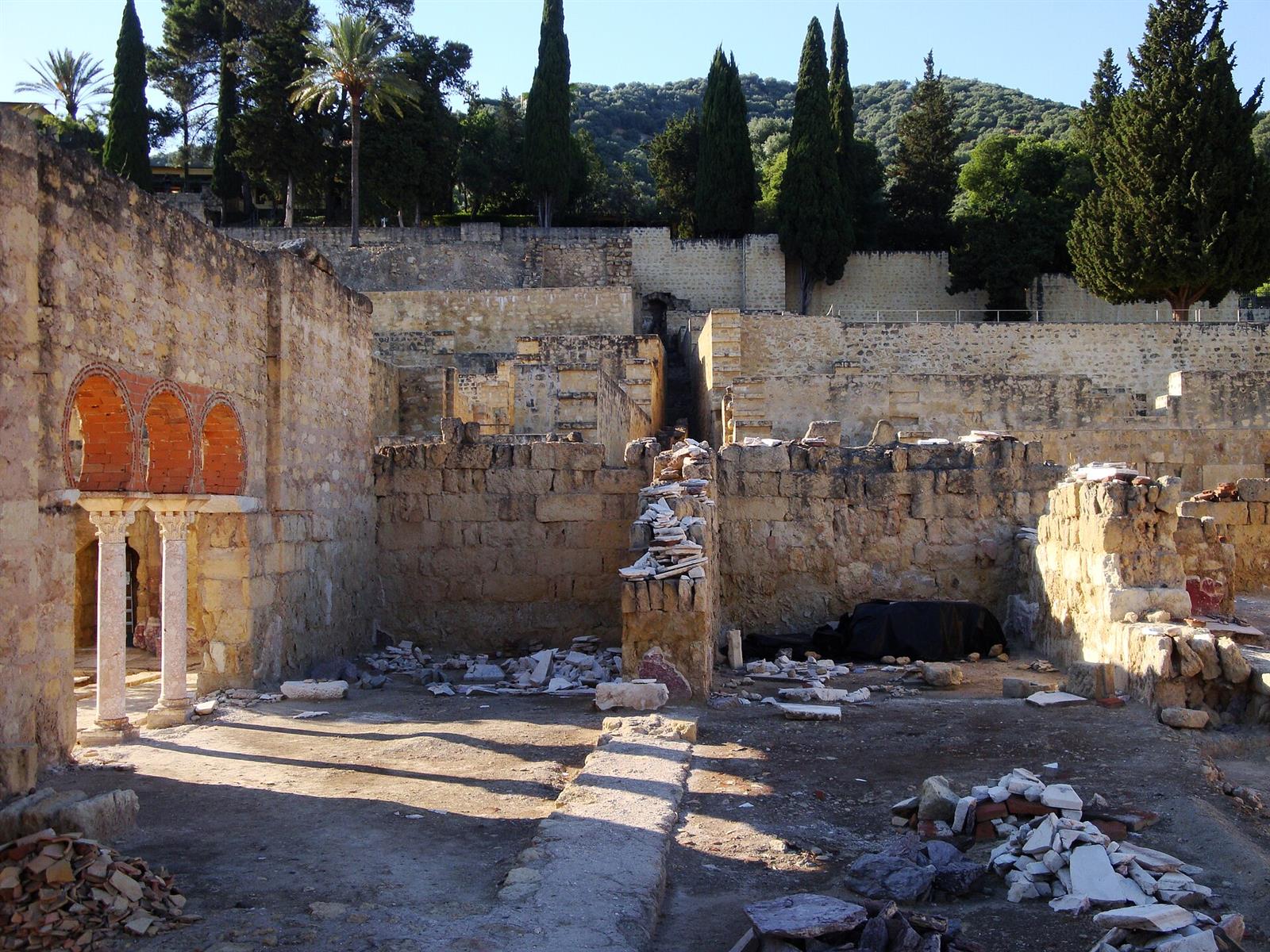 Casa de la Alberca en el yacimiento arqueológico de Medina Azahara, Córdoba