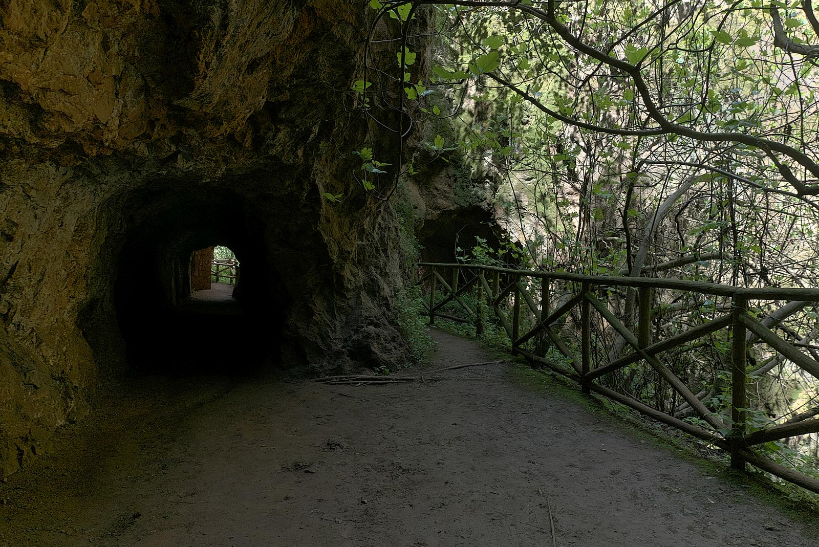 Galería subterránea de la Mina La Jayona