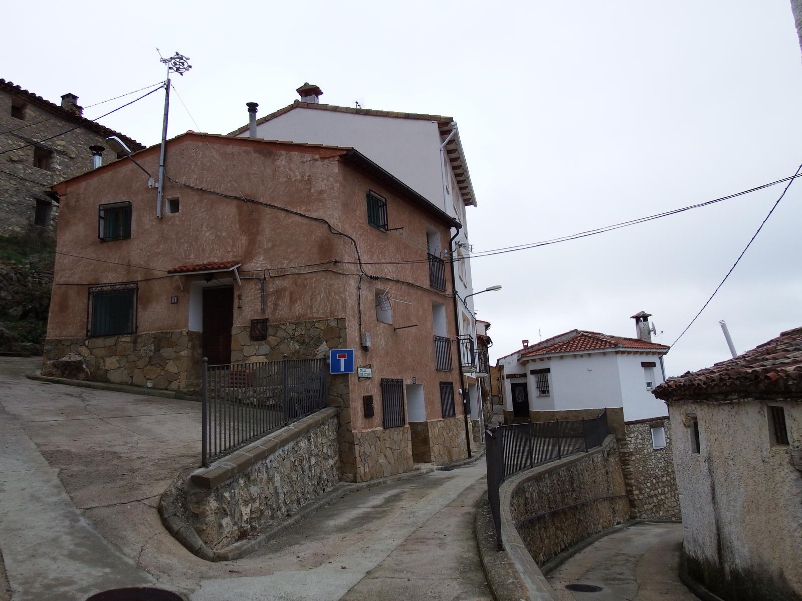 Vista de una casa de El Vallecillo