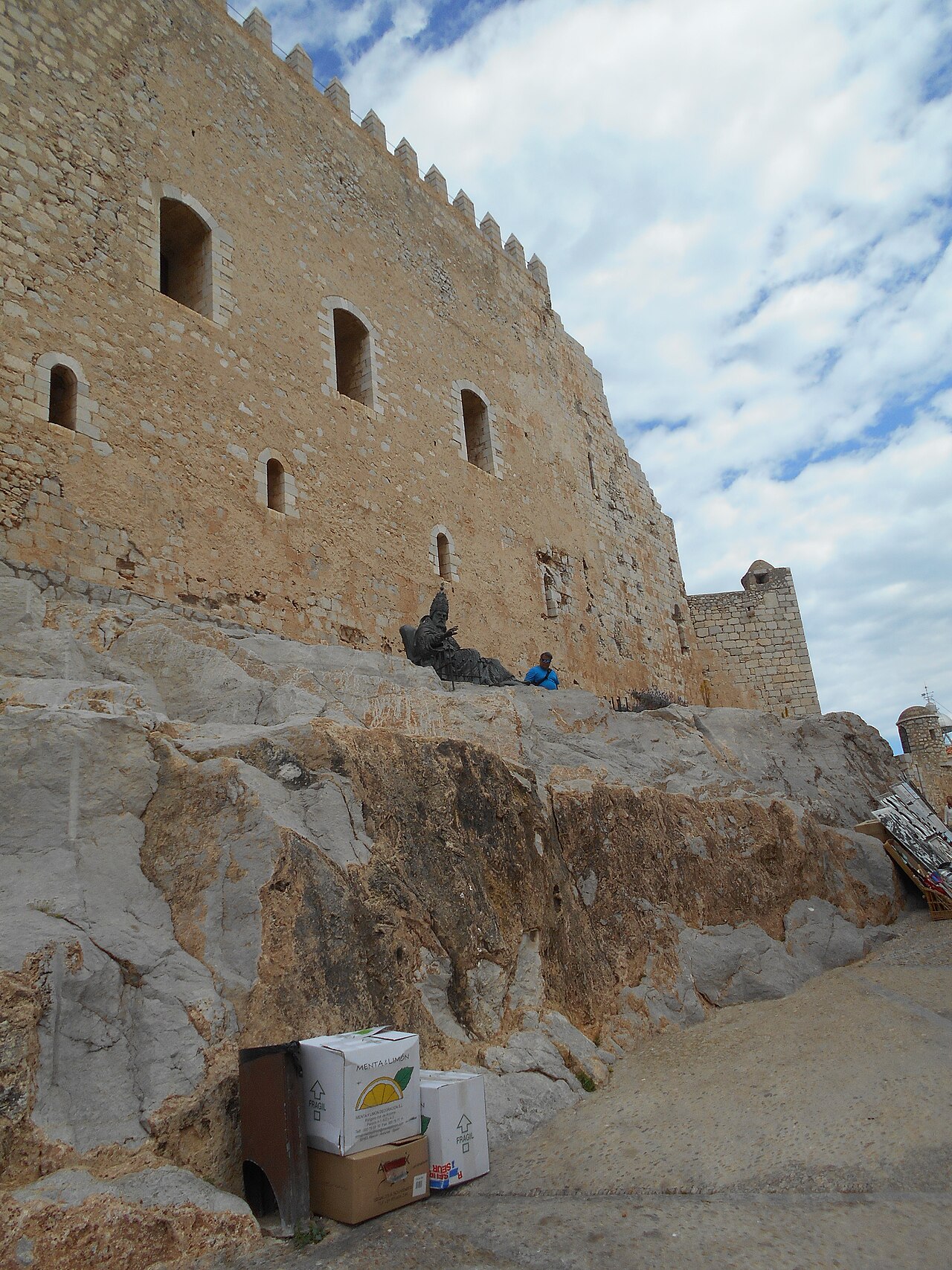 Interior del castillo del Papa Luna de Peñíscola, Castellón
