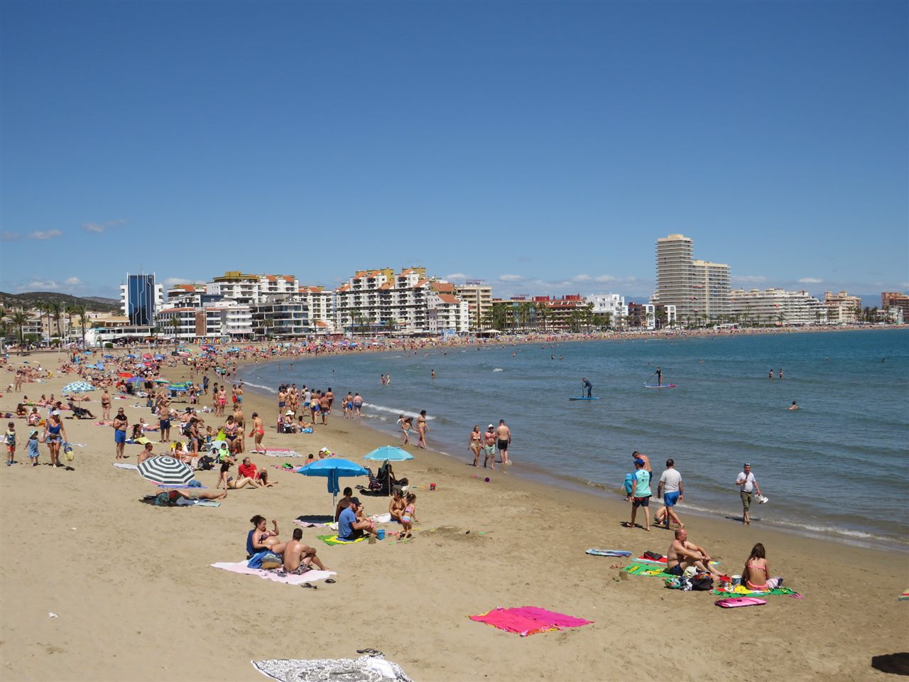 Vista de la Playa Norte de Peñíscola