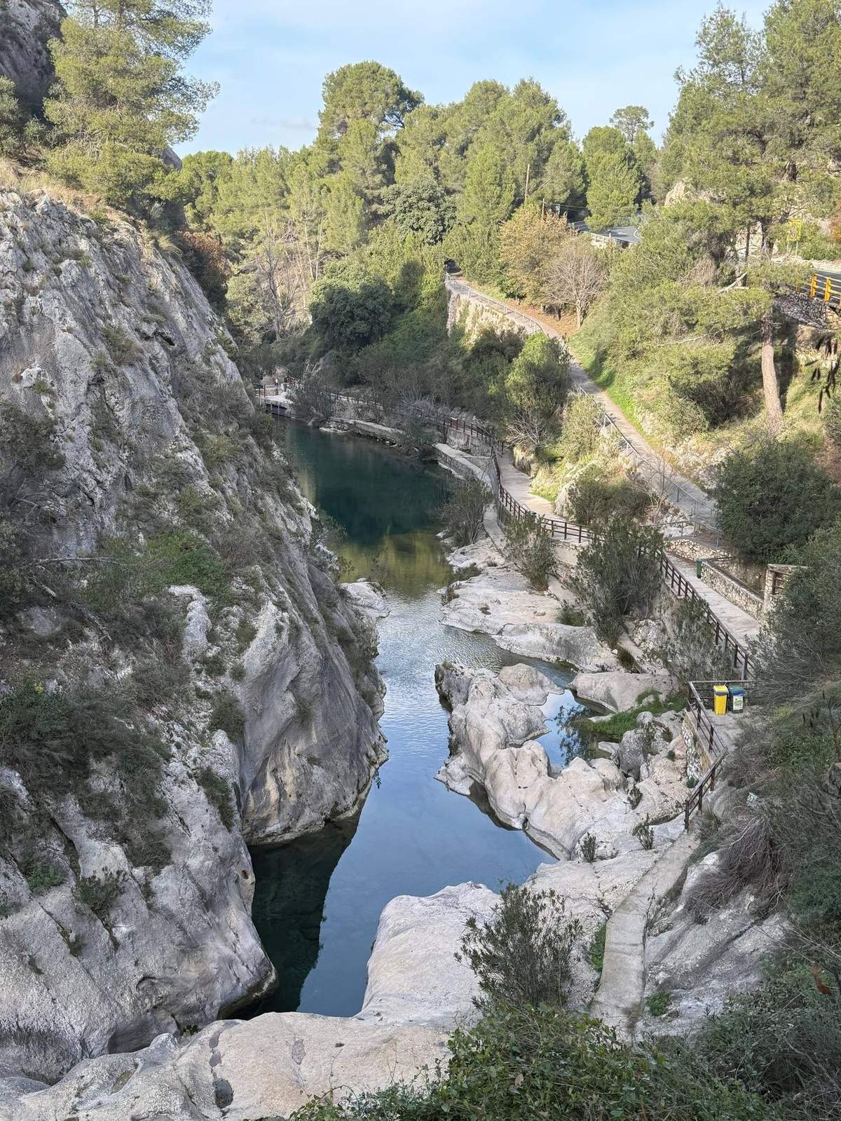Pozas naturales del Pou Clar de Ontinyent