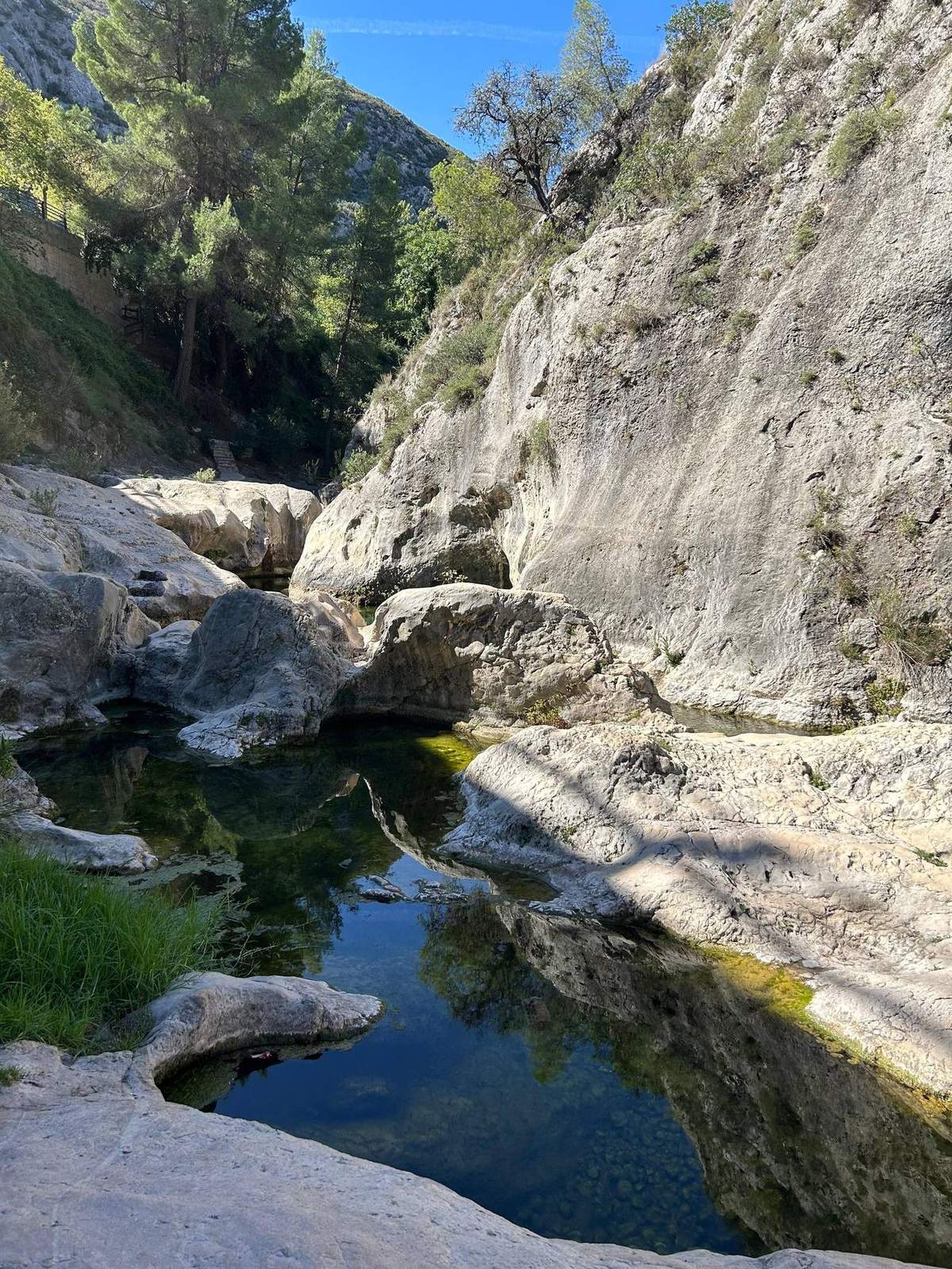 Pozas del Pou Clar — entorno natural
