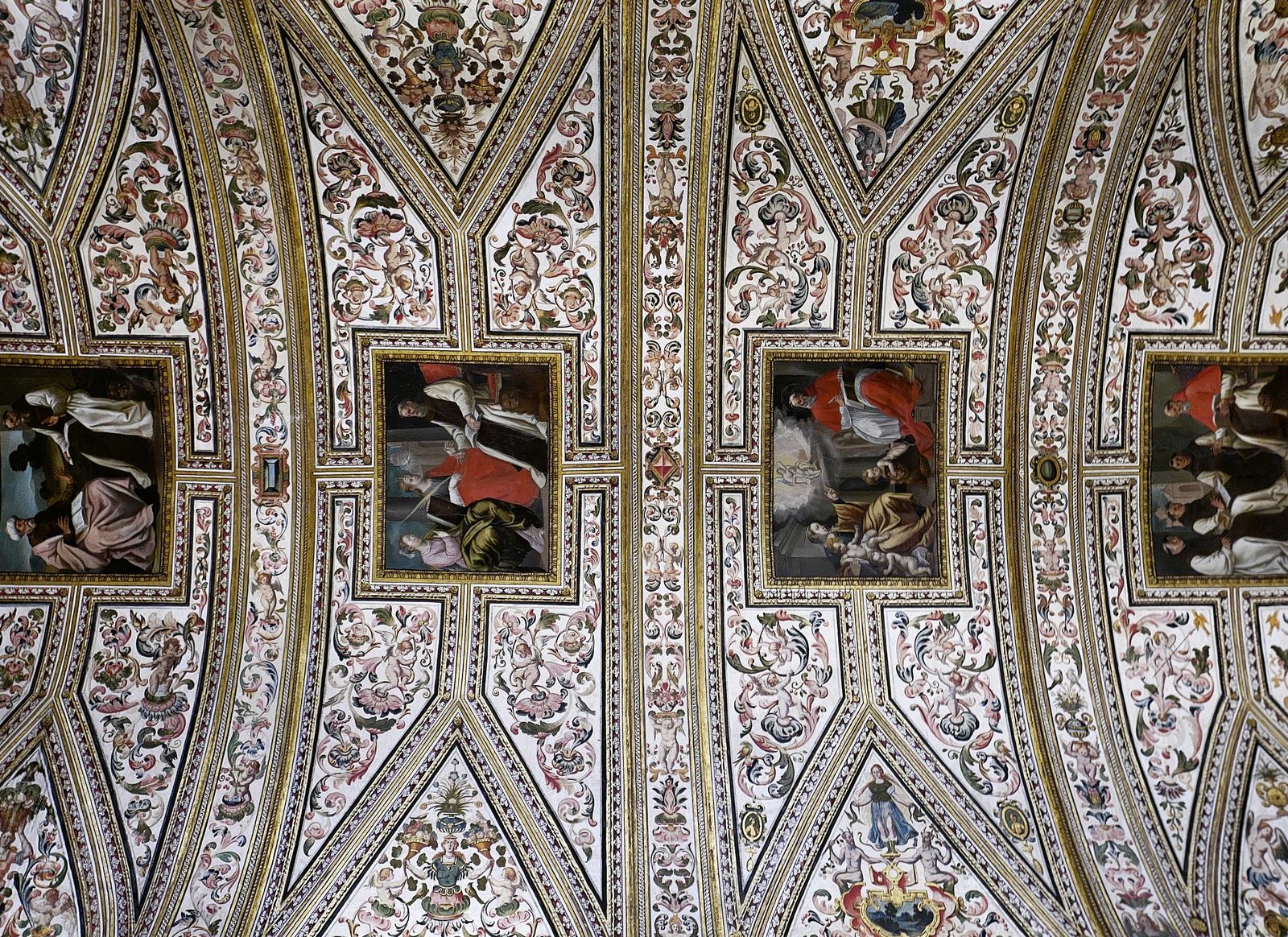 Bóveda de la sacristía del monasterio