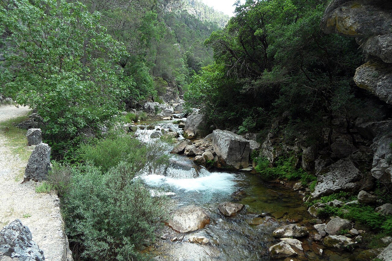 Río Borosa con aguas cristalinas, Cazorla, Jaén