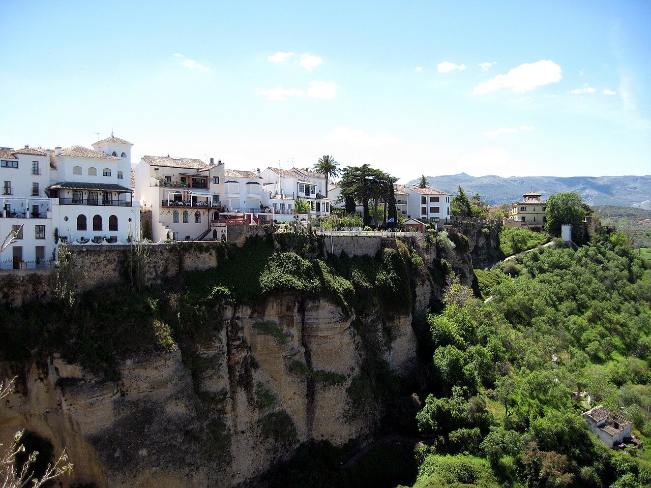 Panorámica del casco histórico de Ronda, Málaga