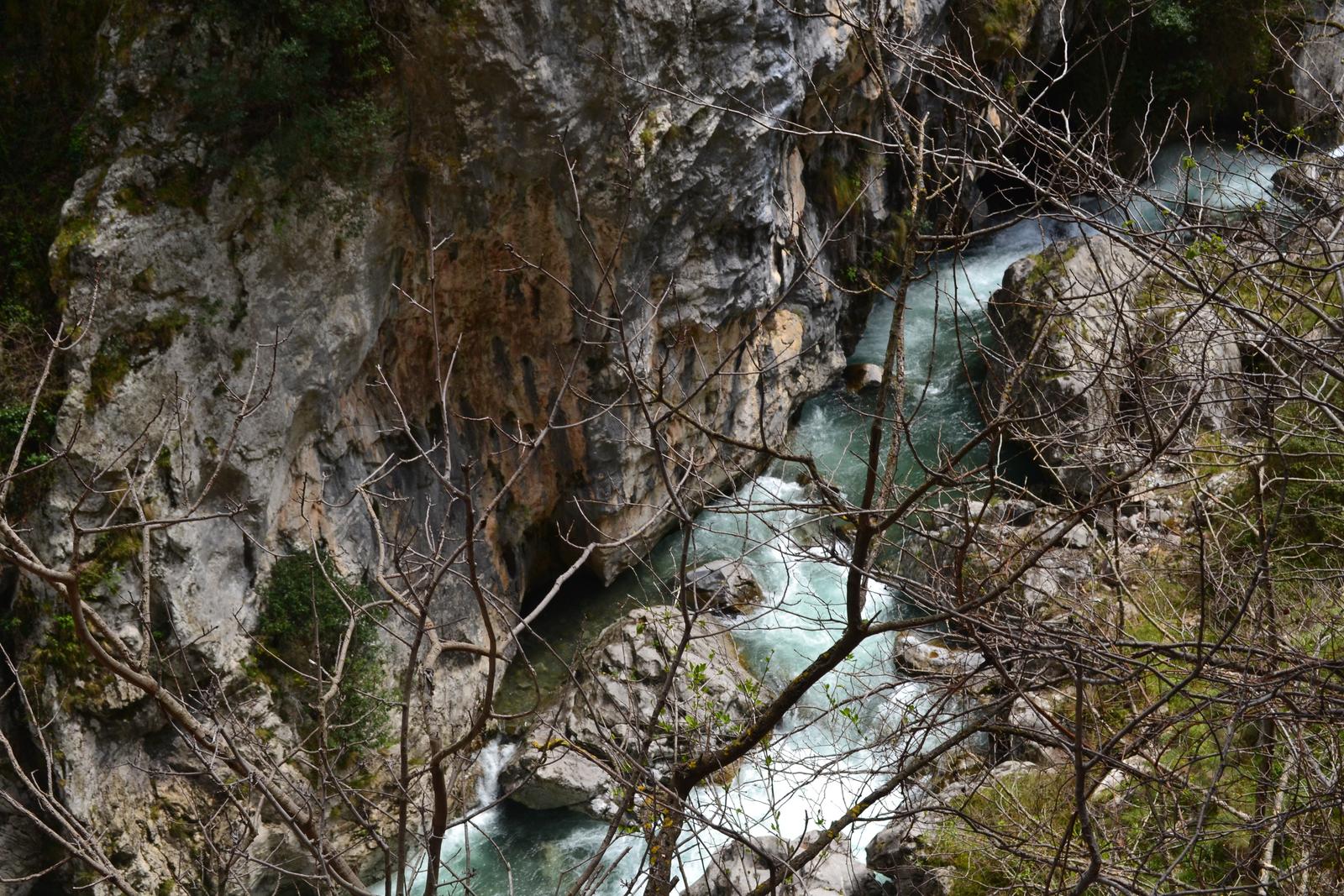 Río Cares en la garganta
