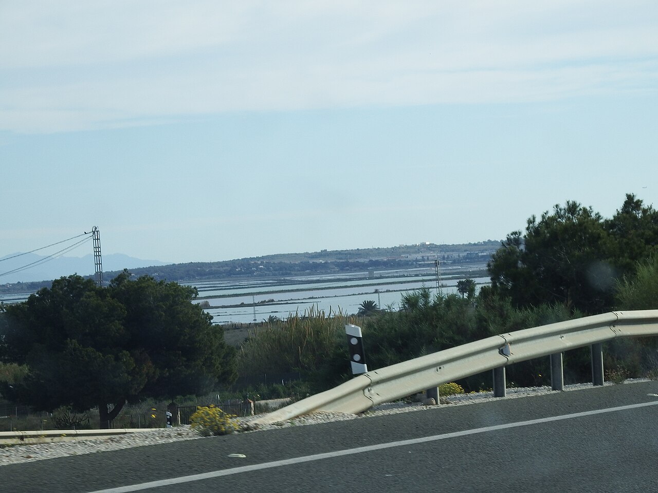 Salinas de Santa Pola — panorámica del parque natural de Alicante