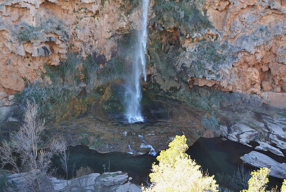 Cascada del Brazal en el Salto de la Novia, Navajas (Castellón)