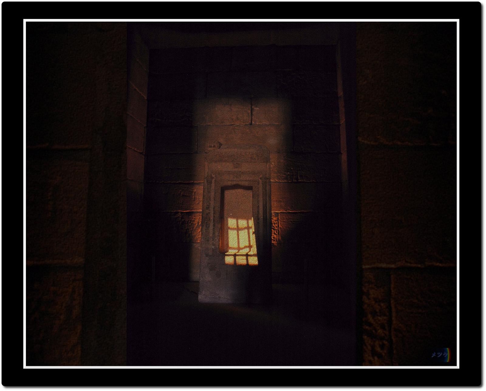 Interior del naos, cámara sagrada del Templo de Debod