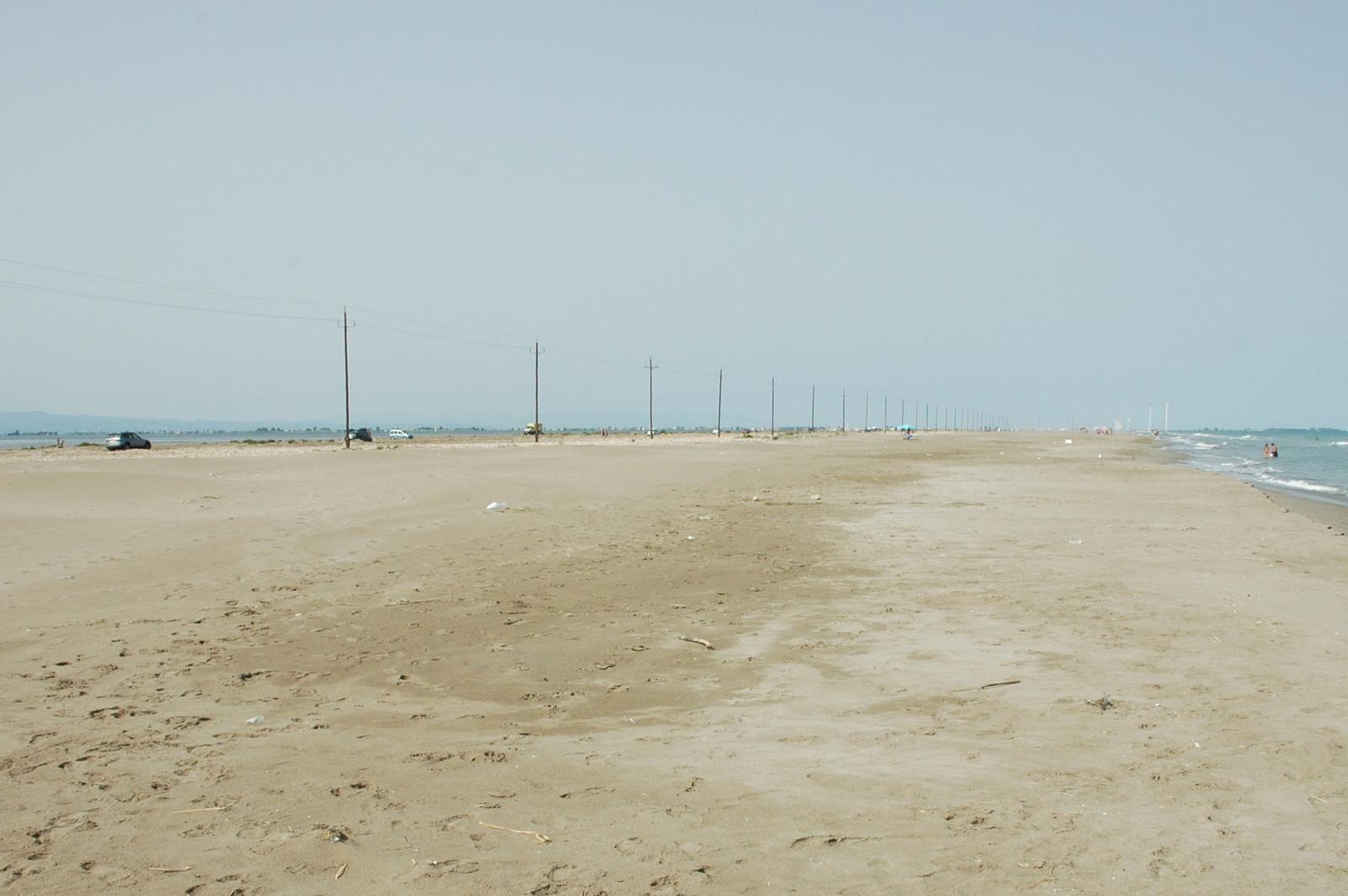 Istme del Trabucador con el Delta de l'Ebre al fondo