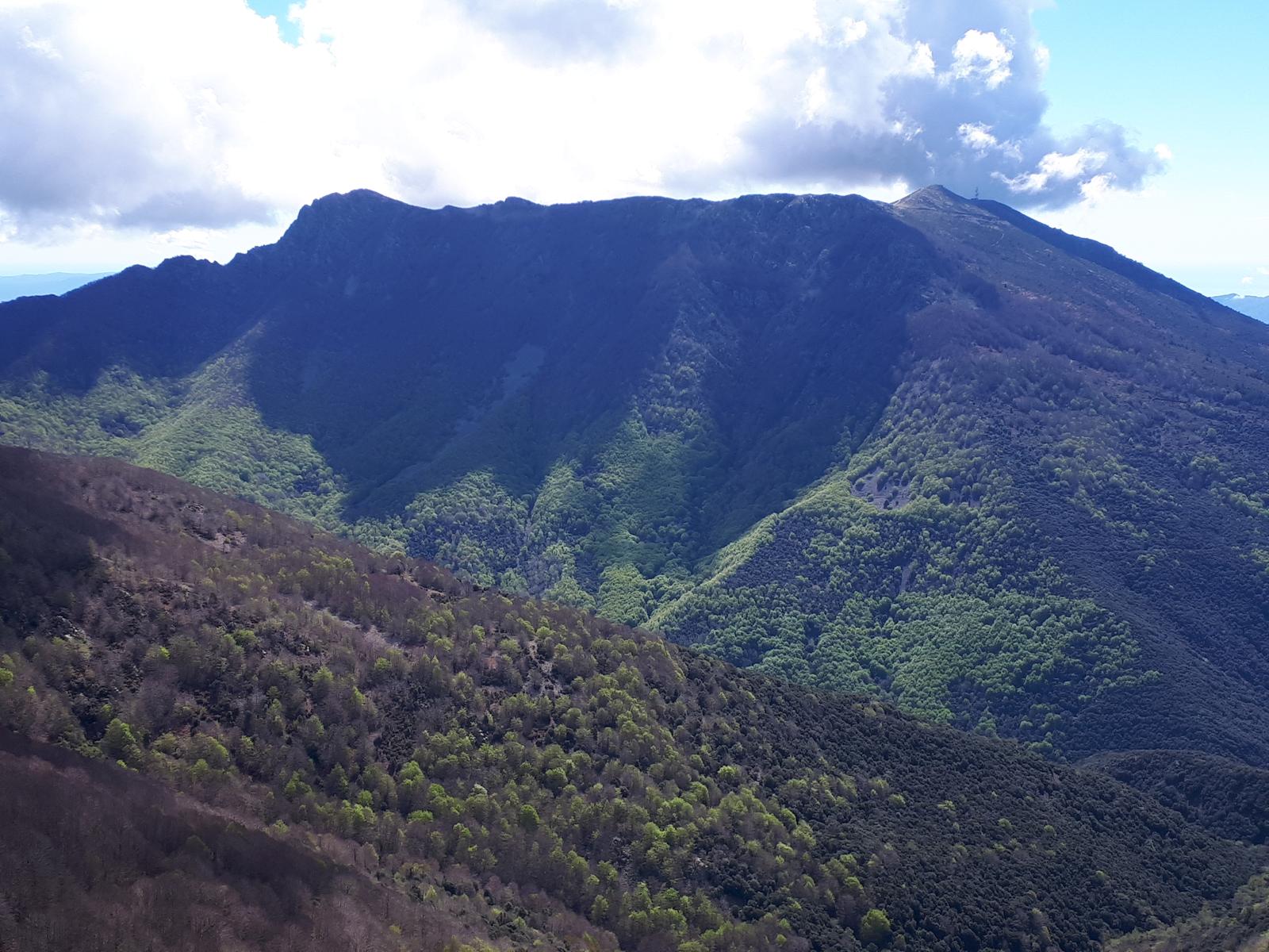 El Turó de l'Home y Les Agudes vistos desde el Matagalls