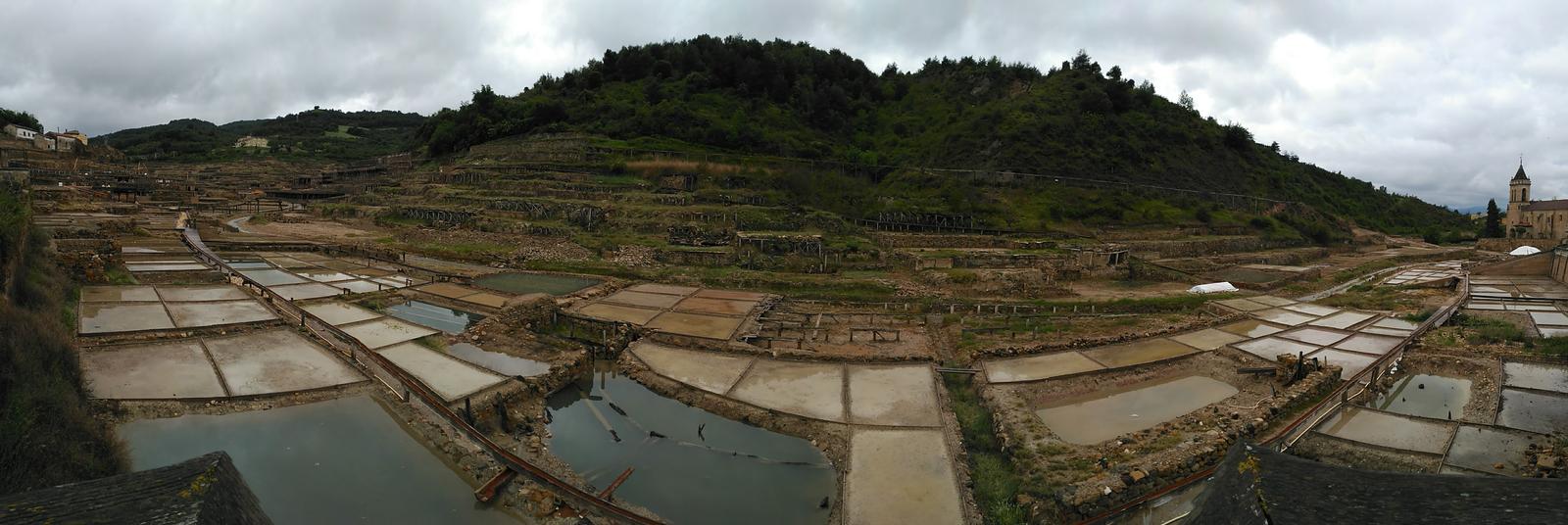 Vista panorámica del Valle Salado de Añana