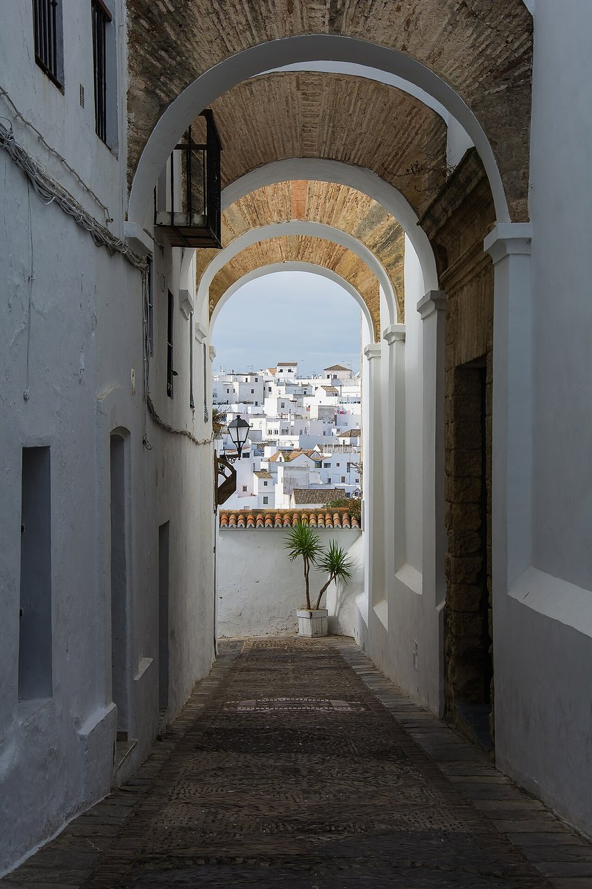 Calle de la Judería de Vejer de la Frontera, callejuelas moriscas