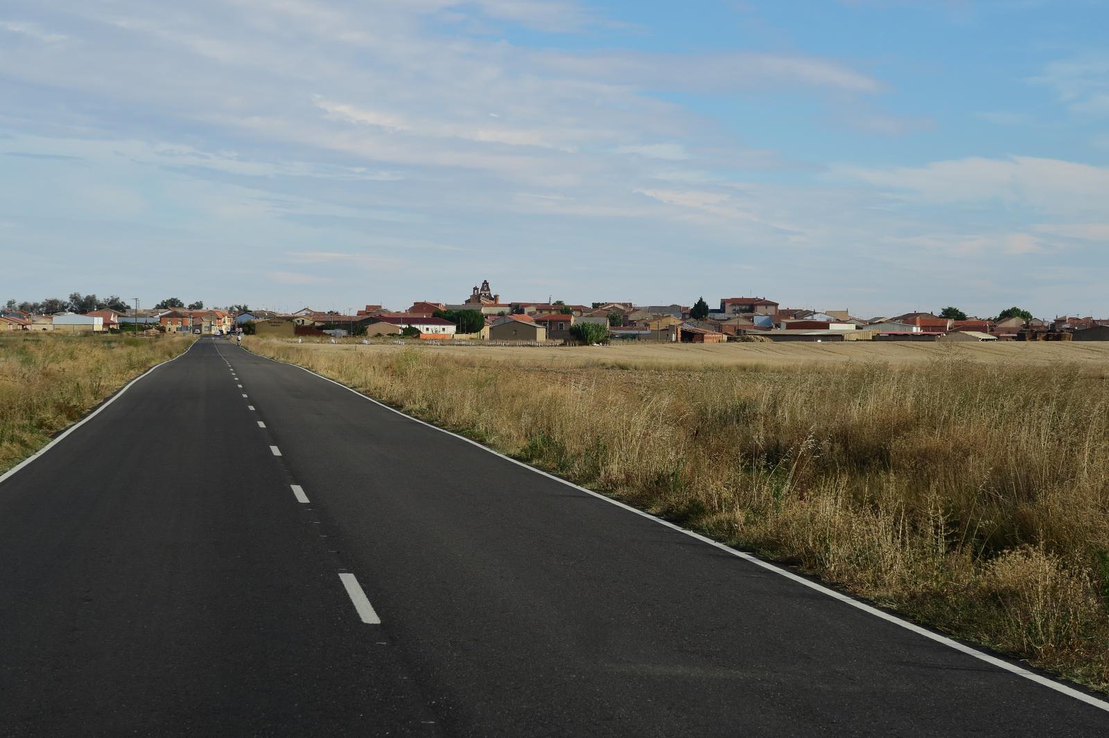 Vista de Villafáfila, el pueblo de inicio de la ruta